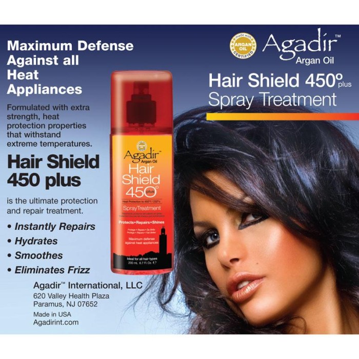 Agadir Argan Oil Hair Shield 450 Plus Spray Treatment Agadir Argan Oil Hair Shield 450 Plus Spray Treatment