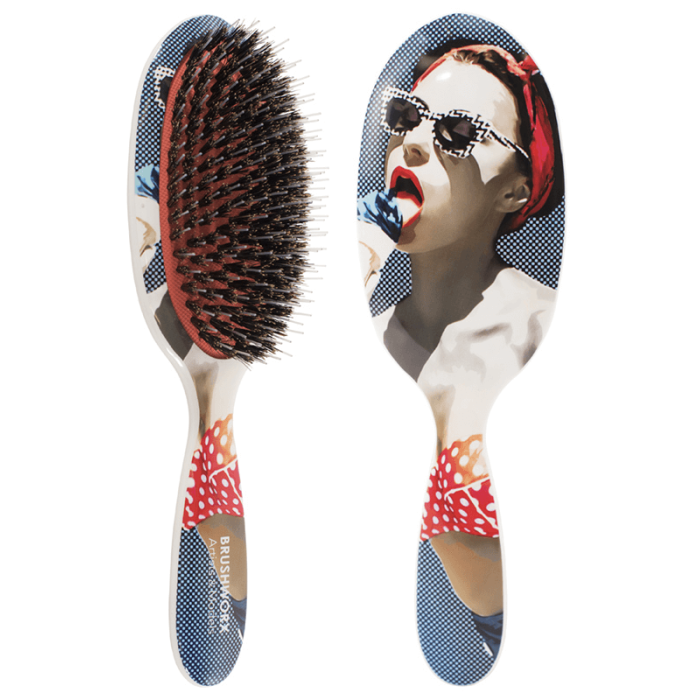 Brushworx Artists & Models Cushion Brush - Bubblegum Pop Ice