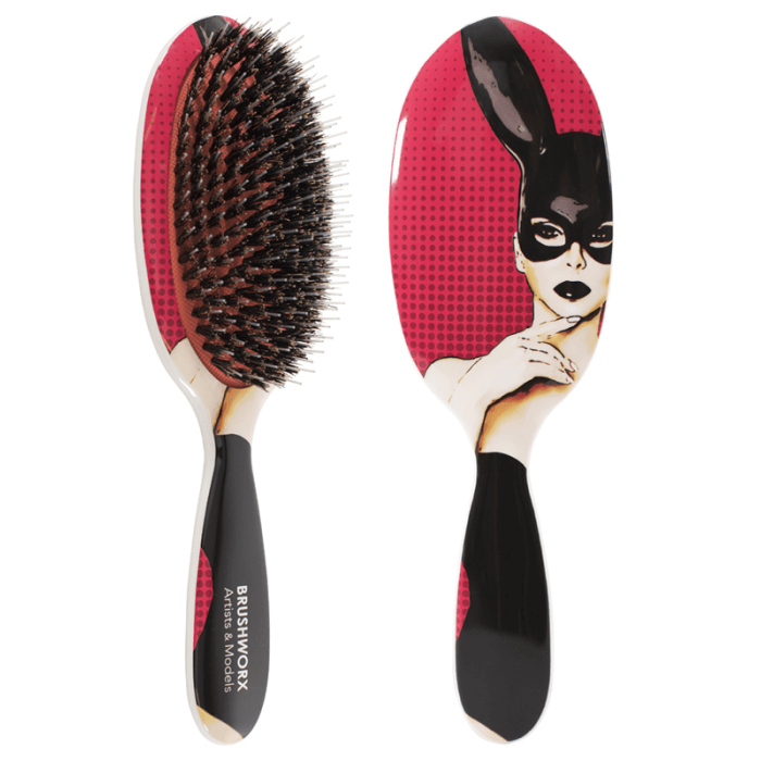 Brushworx Artists & Models Cushion Brush - Bunny Boo Ice