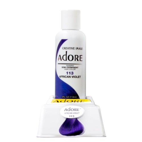 Adore Semi Permanent Hair Colour - 113 African Violet