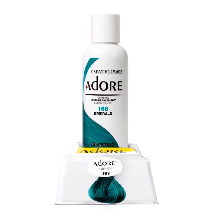 Adore Semi Permanent Hair Colour - 168 Emerald