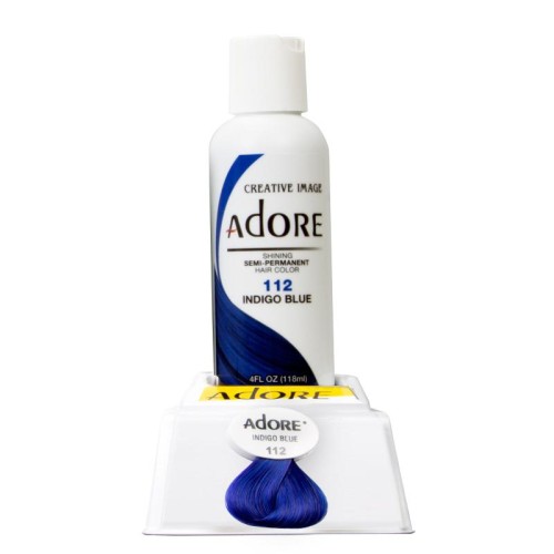 Adore Semi Permanent Hair Colour - 112 Indigo Blue (118ml)