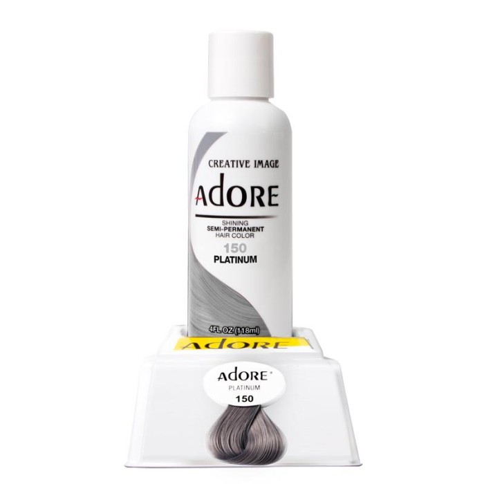 Adore Semi Permanent Hair Colour - 150 Platinum