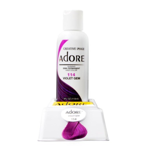 Adore Semi Permanent Hair Colour - 114 Violet Gem