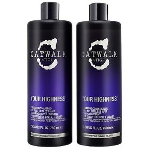 Tigi Catwalk Your Highness Shampoo & Conditioner Tween 750mL Duo Pack