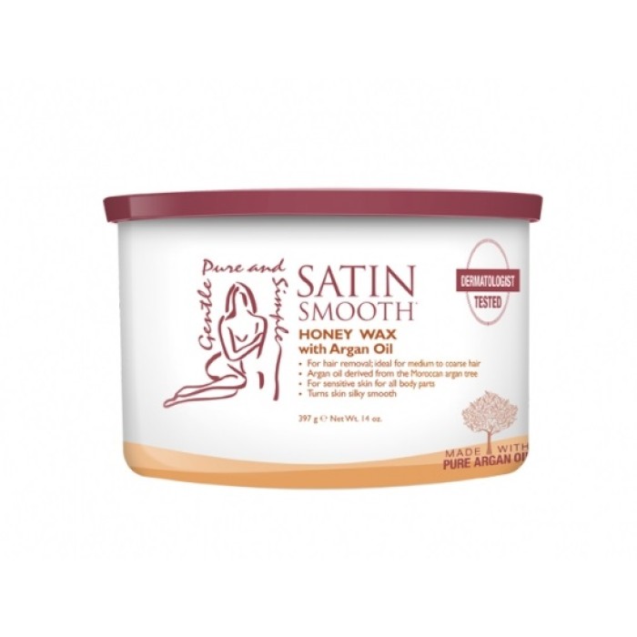 Satin Smooth Honey Wax With Argan Oil