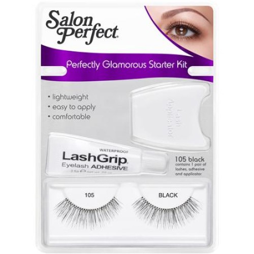 Salon Perfect Glamorous Eyelashes Black - 105