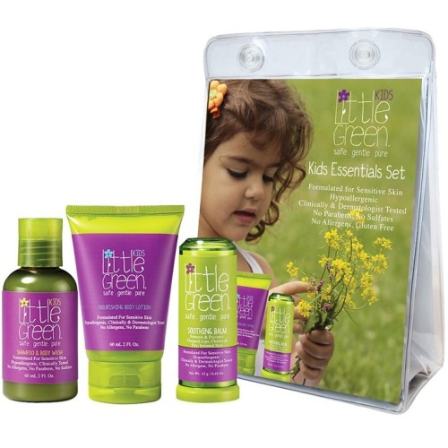 Little Green Kids Travel Hair and Skin Care Set