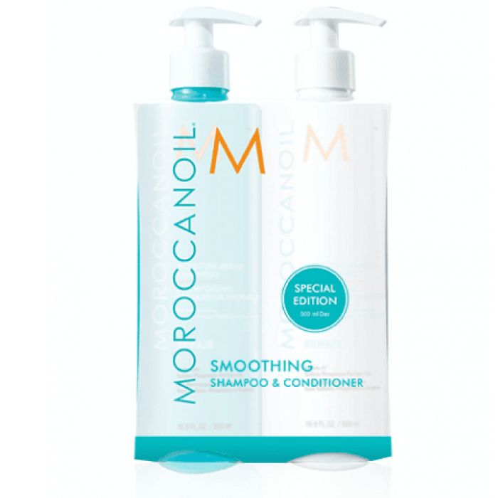 Moroccanoil 500ml Smoothing Duo Pack