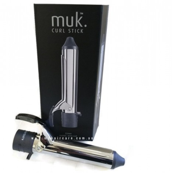 Muk Curl Stick 32mm Barrel With Clip Attachment Muk Curl Stick 32mm Barrel With Clip Attachment
