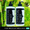 Pureffect Charcoal Detox Shampoo & Treatment 500ml Duo