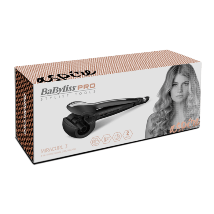 Babyliss Pro MiraCurl 3, 3-in-1 Professional Curl Machine