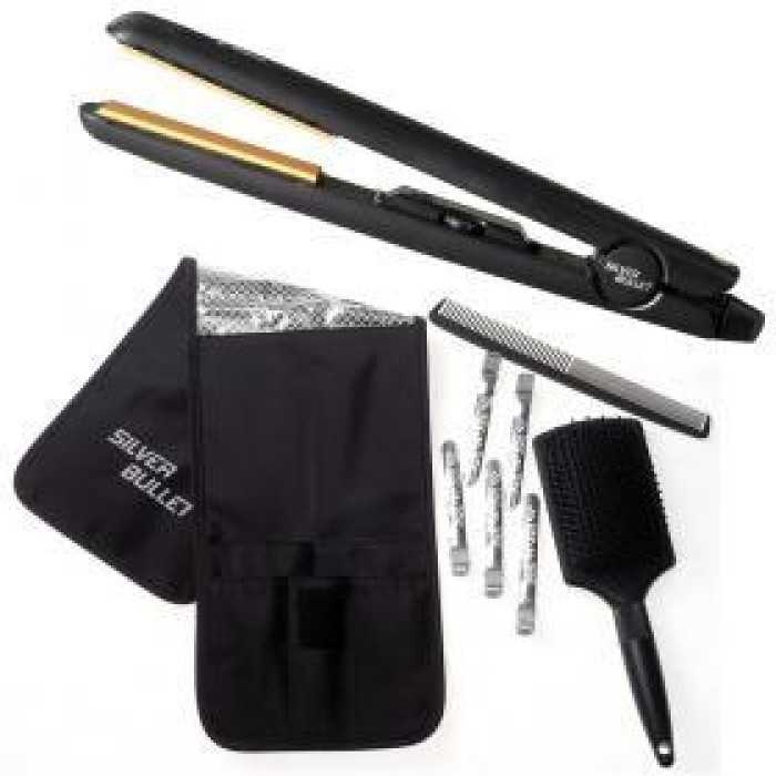 Silver Bullet Black Crystal Straightening Iron