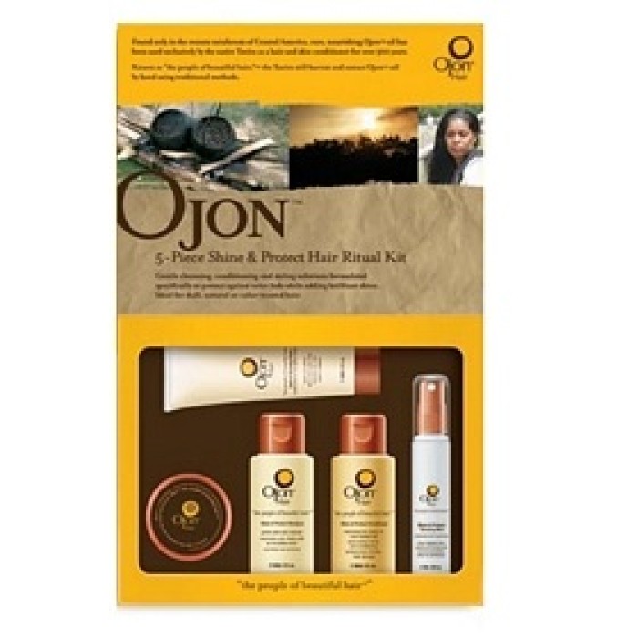 Ojon 5 Piece Shine & Protect Hair Ritual Kit
