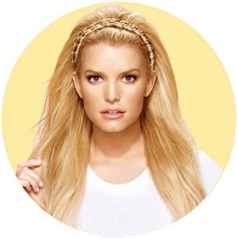 Jessica Simpson Elastic Braid Headband