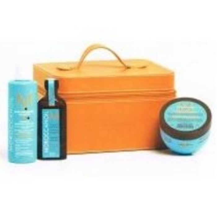 Moroccanoil Orange Vanity Case Set