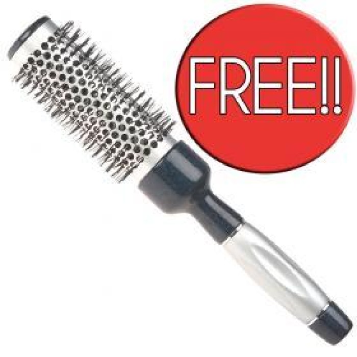 Parlux FREE Silver Bullet Ceramic Hot Tube Brush