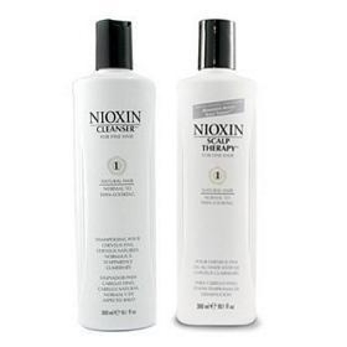 Nioxin System 1 Cleanser & Scalp Therapy 500ml Duo