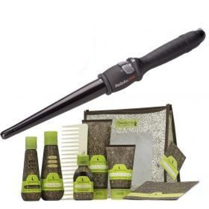 Babyliss Pro Ceramic Conical & Macadamia Luxury Gift Set
