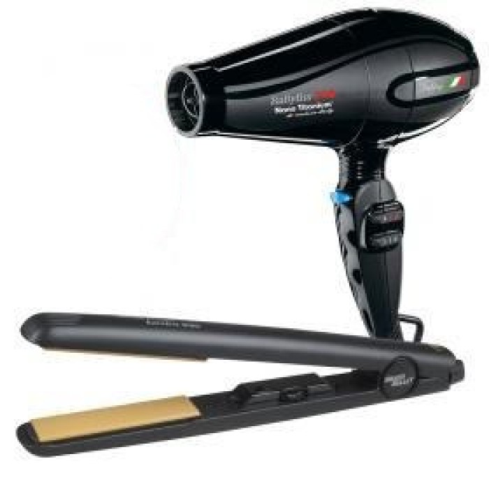 Silver Bullet Keratin 230 Hair Straightener & Babyliss Portofino 6600 Gift Pack