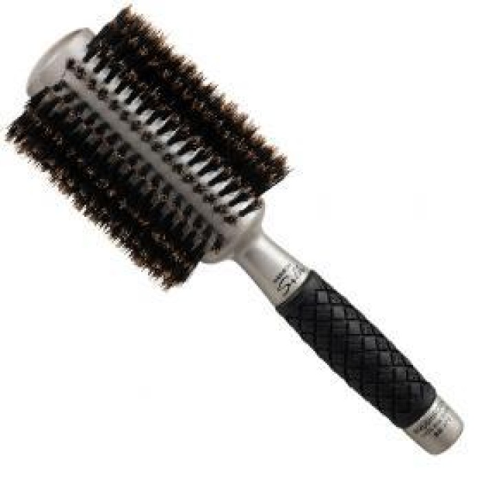 Brushworx Keratin Silk Ceramic Boar Bristle Brush Medium