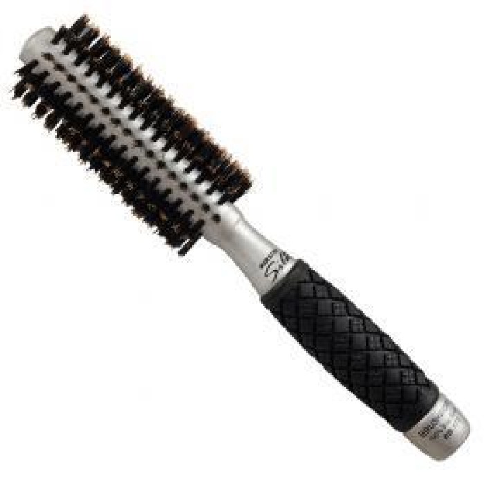 Brushworx Keratin Silk Ceramic Boar Bristle Brush Small