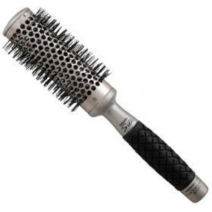 Brushworx Keratin Silk Ceramic Hot Tube Hair Brush - Medium
