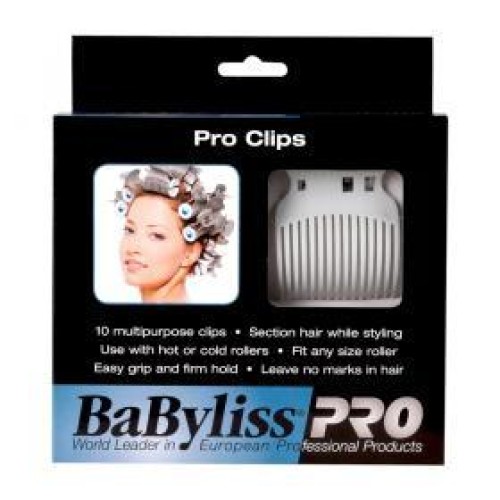 Babyliss Pro Professional Roller Clips 10pk