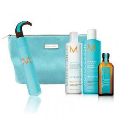 Moroccanoil Mother Days Hydration Pack with Travel Bag & Umbrella