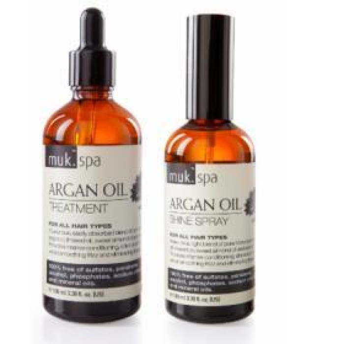 Muk Spa Argan Oil Treatment And Shine Duo