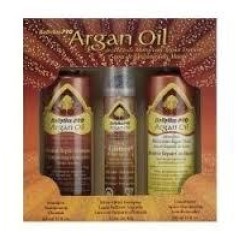 Argan Oil Gift Set - Shampoo, Conditioner & Glitter Spray