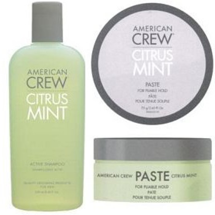 American Crew  Citrus Mint Paste with Free Shampoo