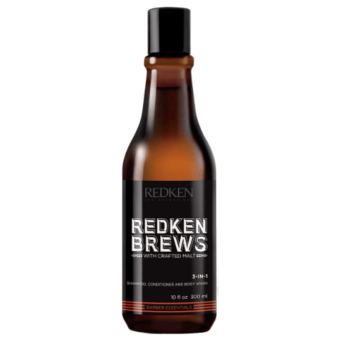 Redken Brews 3-In-1 Shampoo, Conditioner & Body Wash