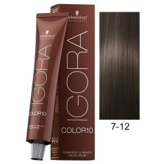 Igora Color10 Permanent 10-Minute Color Creme 7-12 Medium Blonde Cendre Ash