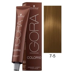 Igora Color10 Permanent 10-Minute Color Creme 7-5 Medium Blonde Gold
