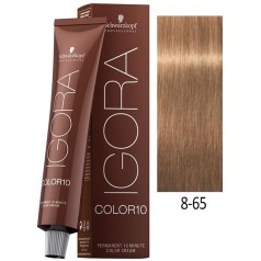 Igora Color10 Permanent 10-Minute Color Creme 8-65 Light Blonde Chocolate Gold
