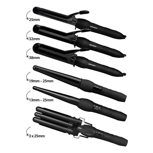 Silver Bullet City Chic Ceramic 38mm Curling Iron 