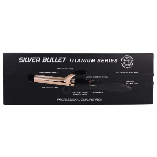 Silver Bullet Fastlane Rose Gold Titanium 38mm Curling Iron