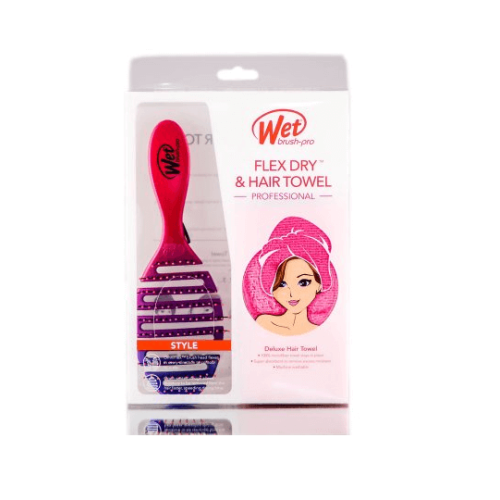 Wet Brush Flex Dry Gift Pack with Towel