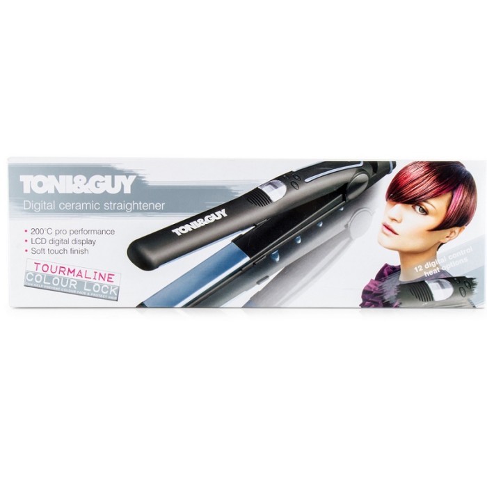 Toni & Guy Tourmaline Colour Lock Digital Ceramic Straightener 25mm