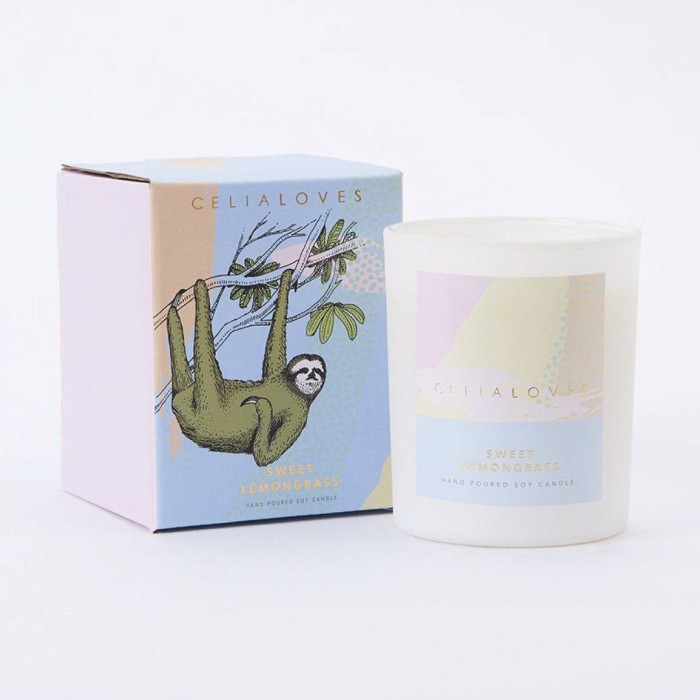 Celia Loves Sweet Lemongrass Candle