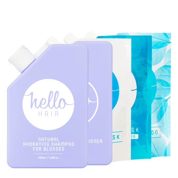 Hello Hair Hydrate Your Hair For Blondes Pack