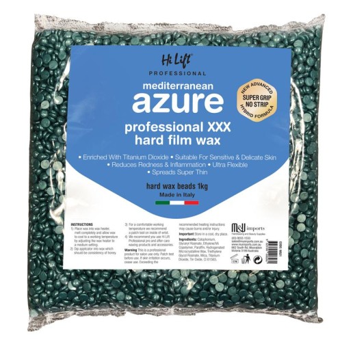 Hi Lift Hard Film Wax Beads - Meditteranean Azure