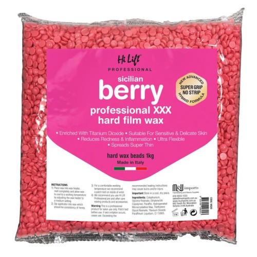 Hi Lift Hard Film Wax Beads - Sicilian Berry