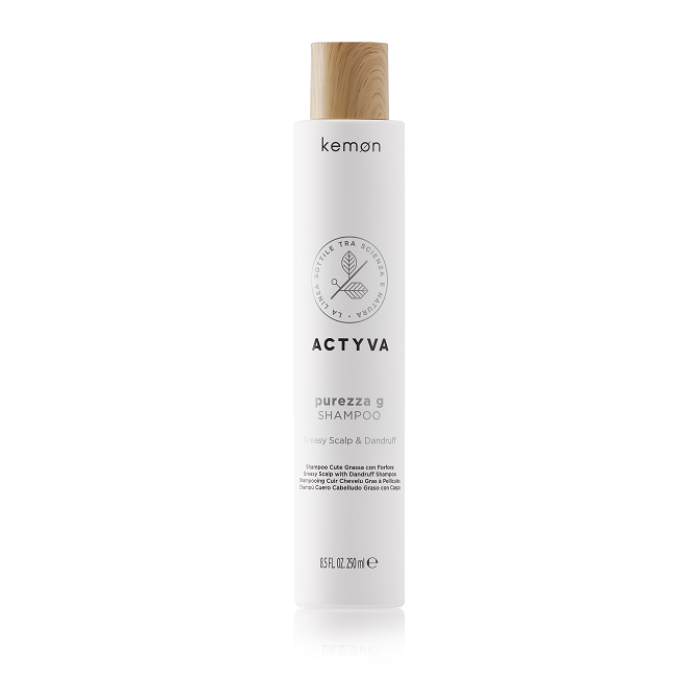 Kemon Actyva Purezza G Shampoo - Greasy Scalp & Dandruff
