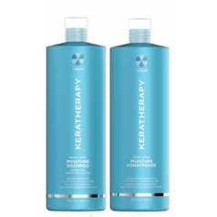 Keratin Infused Moisture Shampoo & Conditioner 1 Litre Duo 2 x 1000ml