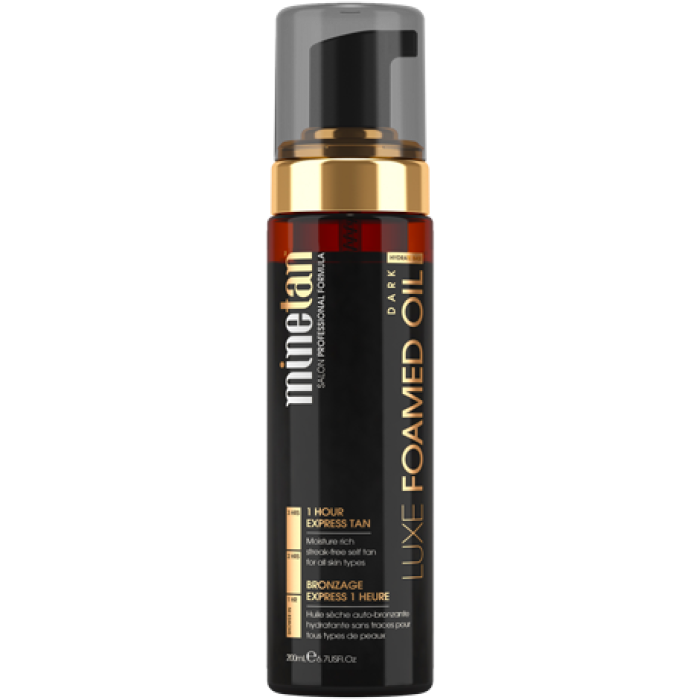 MineTan Luxe Foamed Oil Ultra Dark Self Tan Foam