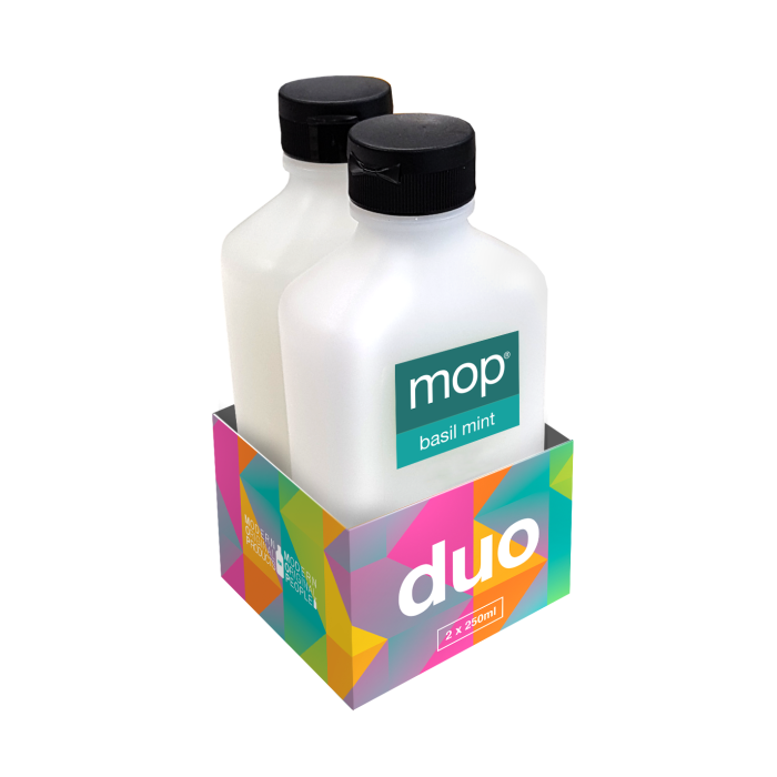 MOP Basil Mint Revitalising Shampoo Duo