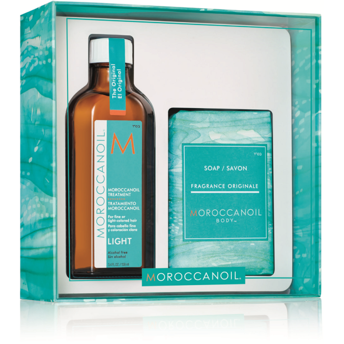 Moroccanoil Light Treatment with Soap Gift Pack
