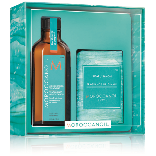 Moroccanoil Original Oil Treatment with Soap Gift Pack